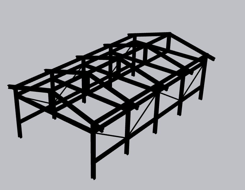 钢结构节点模型